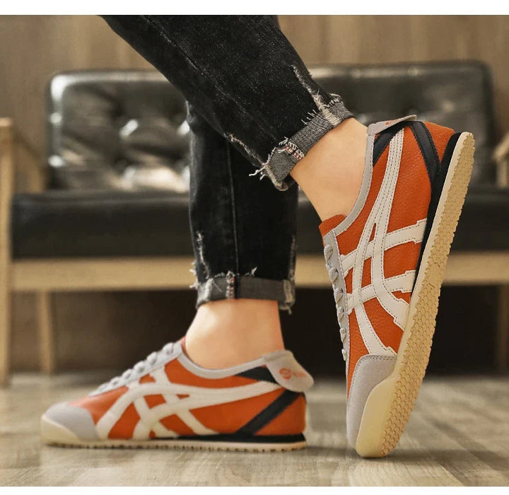 Sander | Sneakers Heren Retro Low Top Suède Accenten