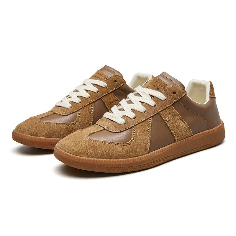 Sander | Sneakers Heren Suède Leren Veterschoenen Lichtgewicht