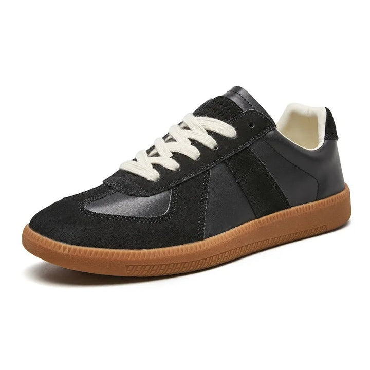 Sander | Sneakers Heren Suède Leren Veterschoenen Lichtgewicht
