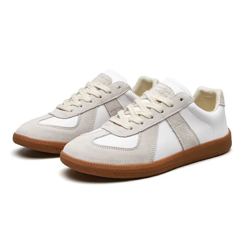 Sander | Sneakers Heren Suède Leren Veterschoenen Lichtgewicht