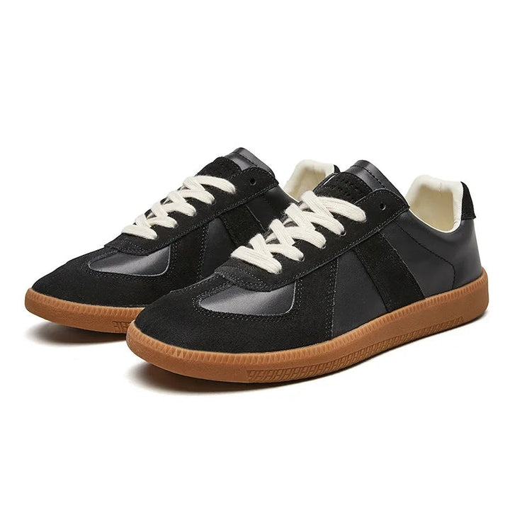Sander | Sneakers Heren Suède Leren Veterschoenen Lichtgewicht