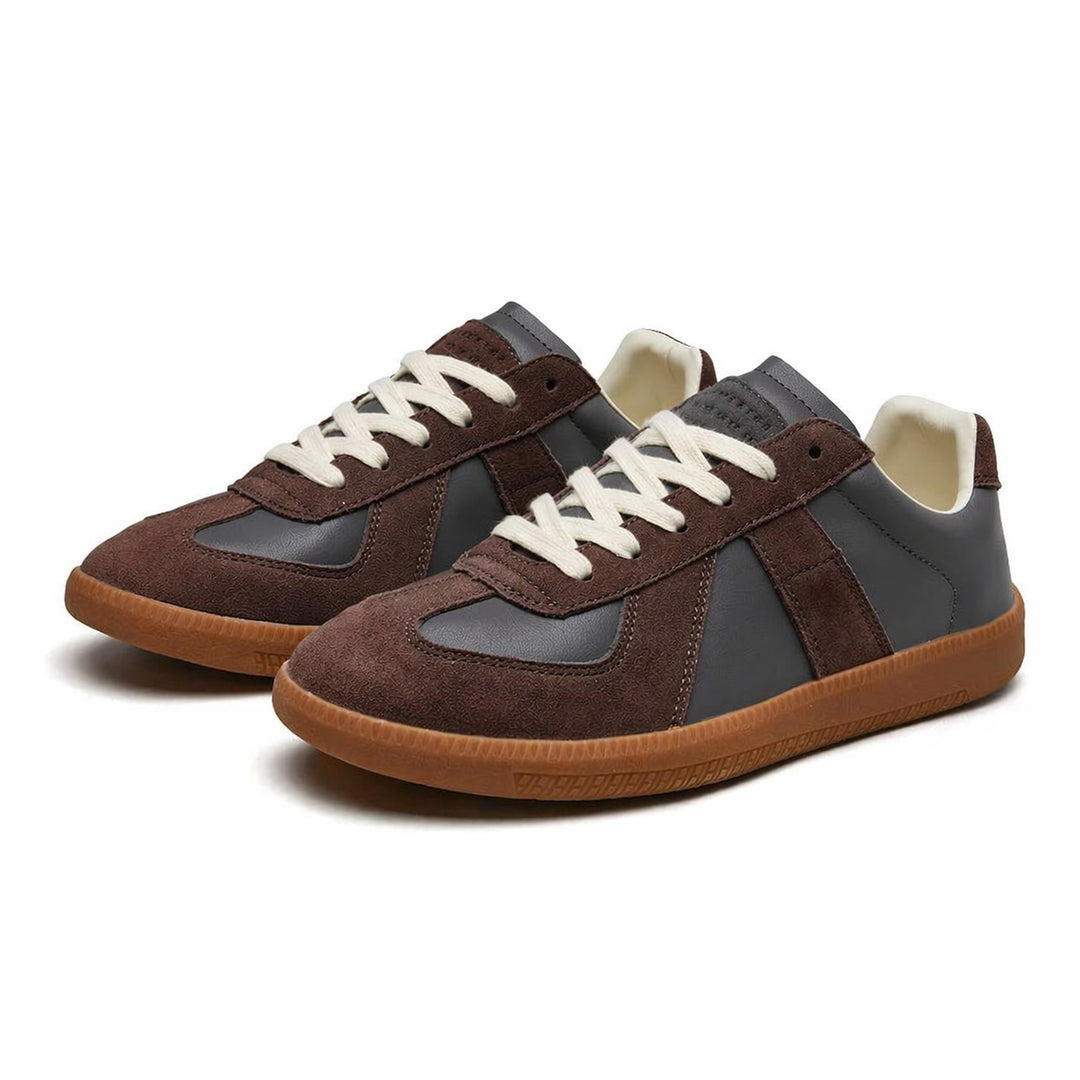 Sander | Sneakers Heren Suède Leren Veterschoenen Lichtgewicht