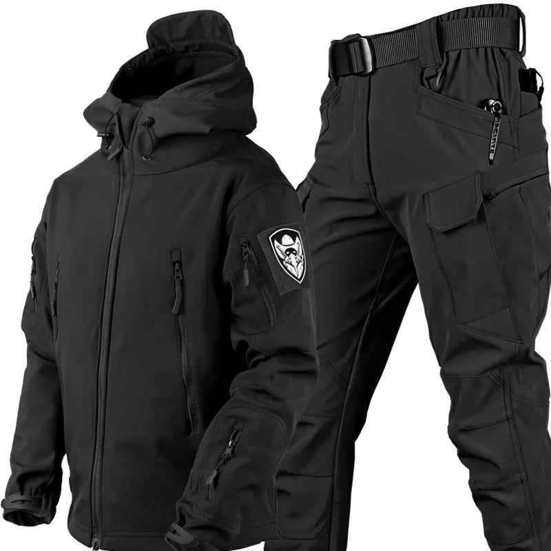 Sander | Tactische Softshell Set Heren met Capuchon