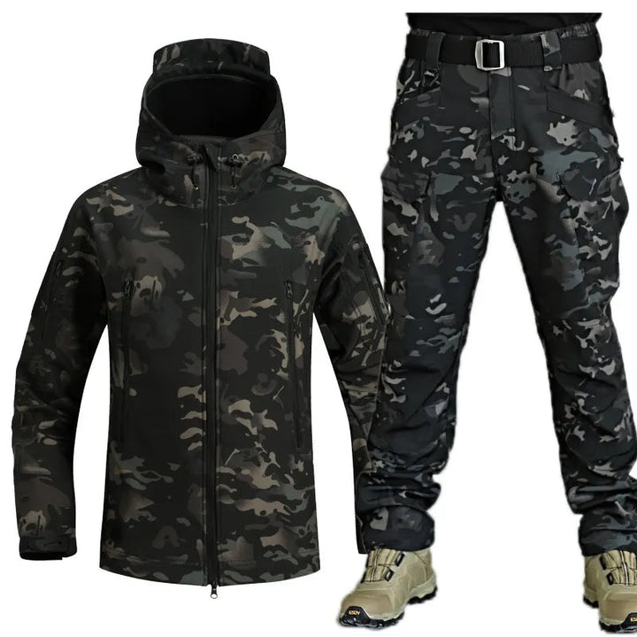 Sander | Tactische Softshell Set Heren met Capuchon