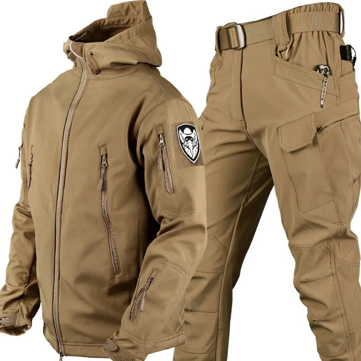 Sander | Tactische Softshell Set Heren met Capuchon