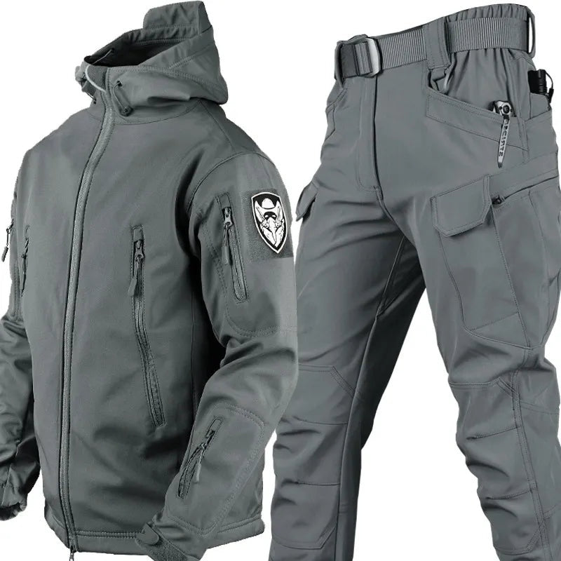Sander | Tactische Softshell Set Heren met Capuchon