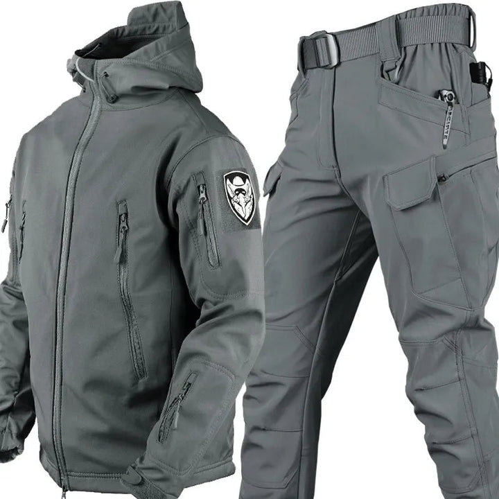 Sander | Tactische Softshell Set Heren met Capuchon