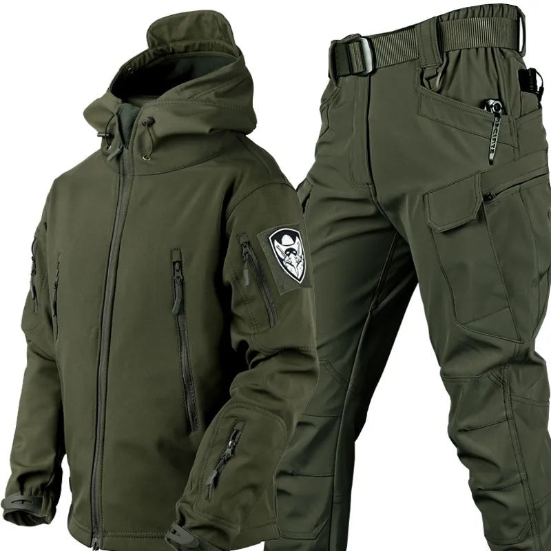 Sander | Tactische Softshell Set Heren met Capuchon