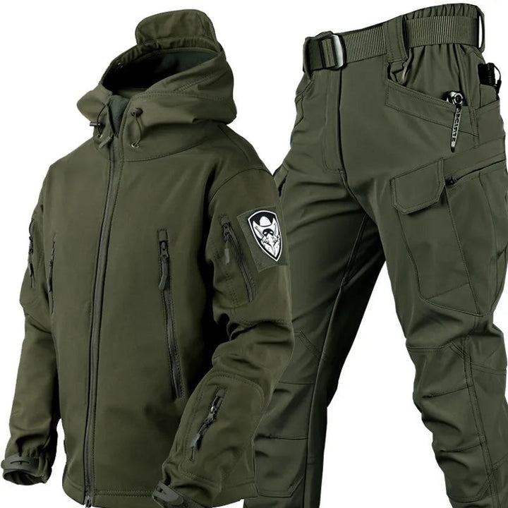 Sander | Tactische Softshell Set Heren met Capuchon