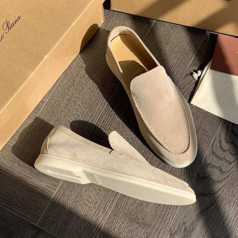 Sem | Penny Loafers Heren Suède Lichtgewicht