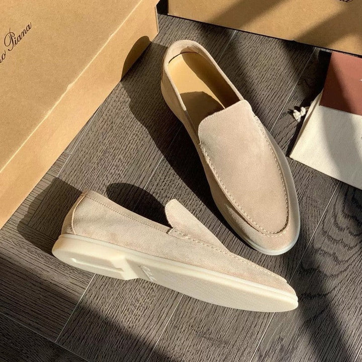 Sem | Penny Loafers Heren Suède Lichtgewicht