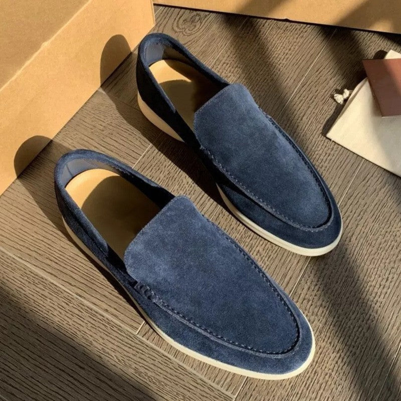 Sem | Penny Loafers Heren Suède Lichtgewicht