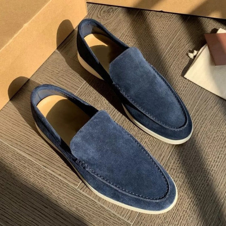 Sem | Penny Loafers Heren Suède Lichtgewicht