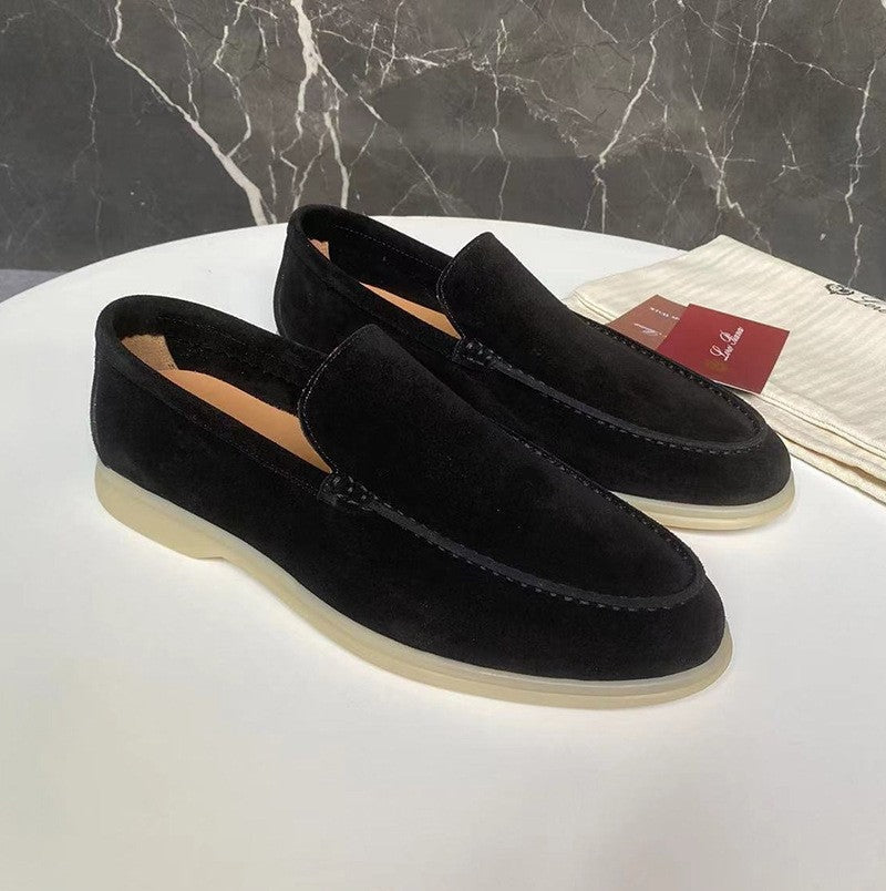 Sem | Penny Loafers Heren Suède Lichtgewicht