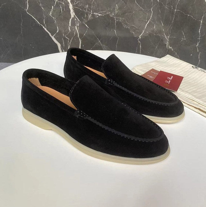 Sem | Penny Loafers Heren Suède Lichtgewicht
