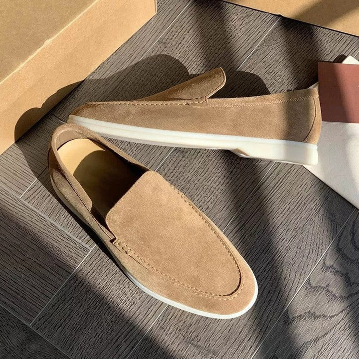 Sem | Penny Loafers Heren Suède Lichtgewicht