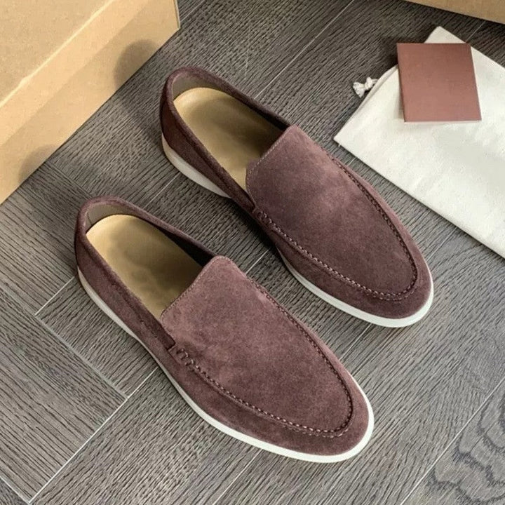 Sem | Penny Loafers Heren Suède Lichtgewicht