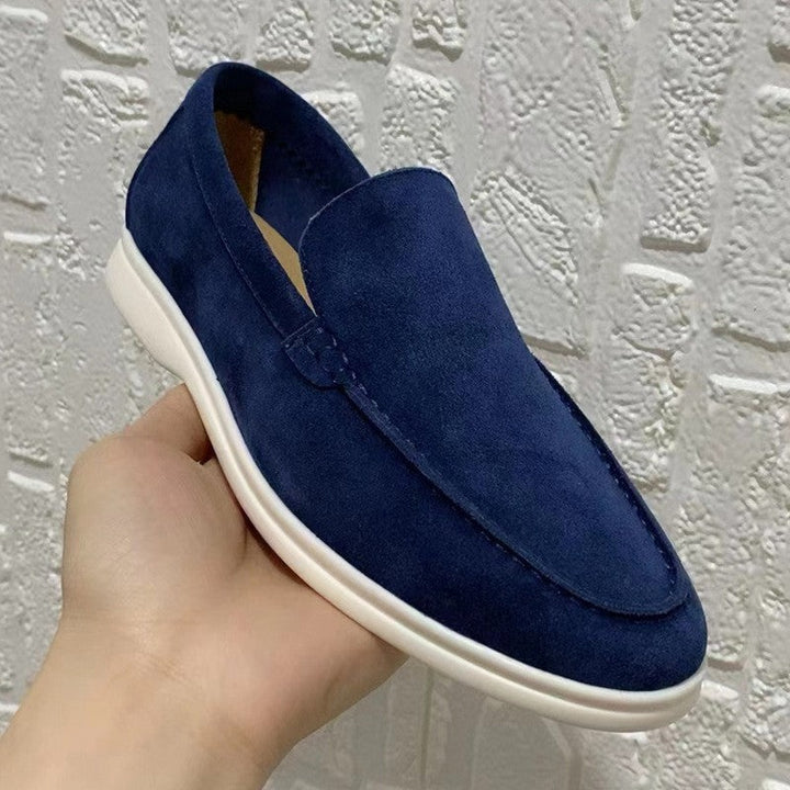 Sem | Penny Loafers Heren Suède Lichtgewicht
