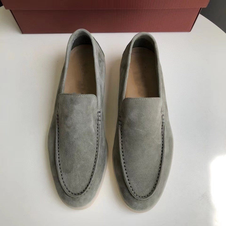 Sem | Penny Loafers Heren Suède Lichtgewicht