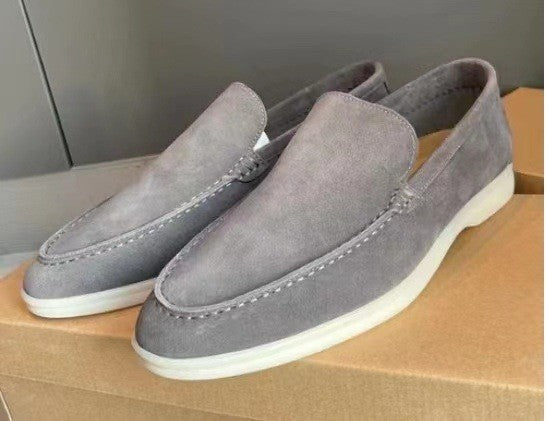 Sem | Penny Loafers Heren Suède Lichtgewicht