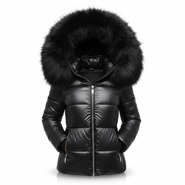 Seraphina | Women's Winter Puffer Jacket with Faux Fur Hood