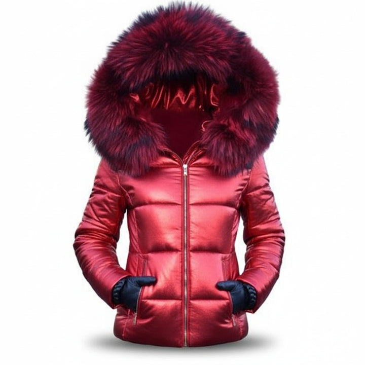 Seraphina | Women's Winter Puffer Jacket with Faux Fur Hood