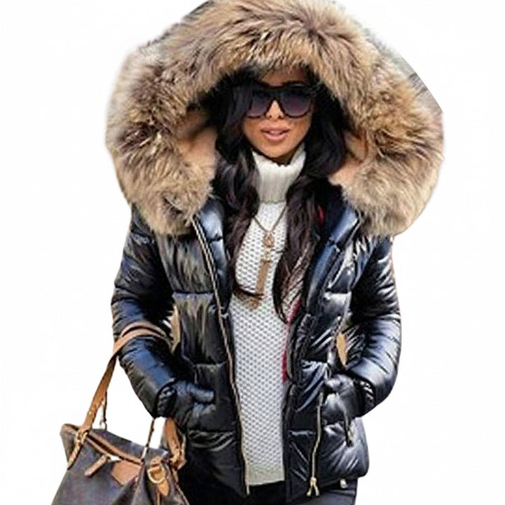Seraphina | Women's Winter Puffer Jacket with Faux Fur Hood