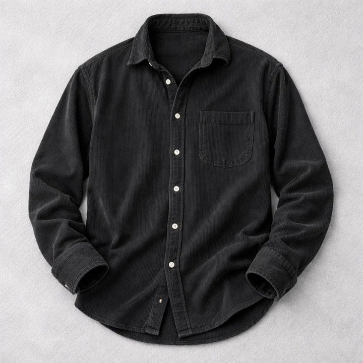 Stijn | Corduroy Overshirt Heren Lange Mouwen Borstzak
