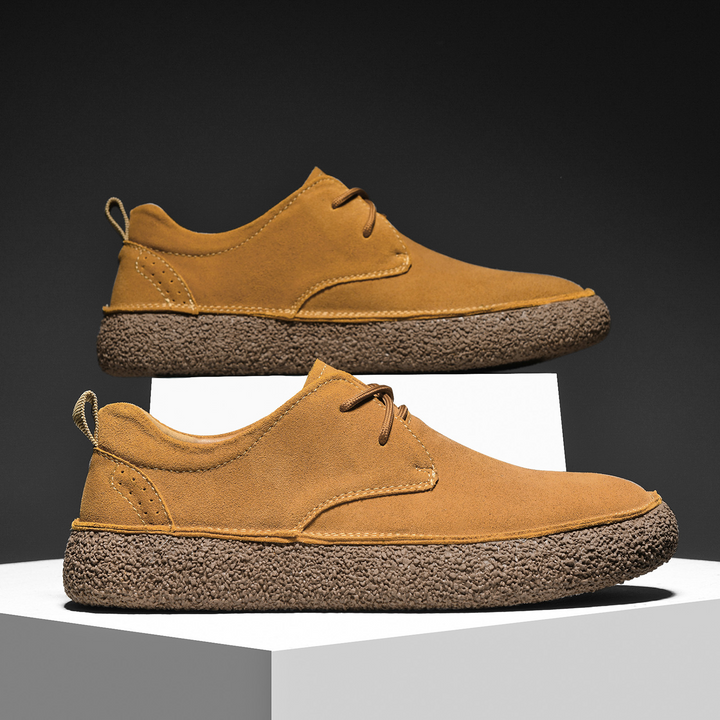 Stijn | Suède Derby Schoenen Heren Veters Casual