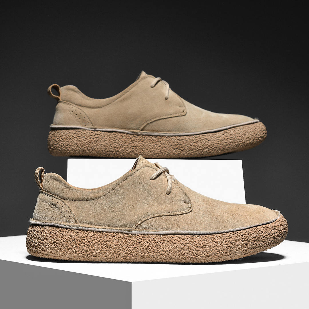 Stijn | Suède Derby Schoenen Heren Veters Casual