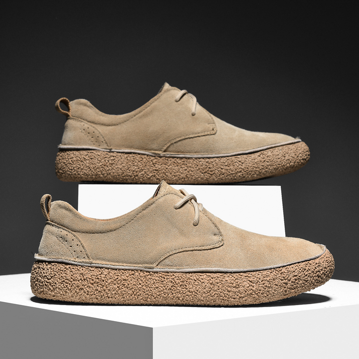 Stijn | Suède Derby Schoenen Heren Veters Casual