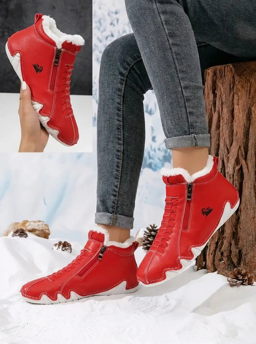 Tabitha | Women's Winter Ankle Boots with Faux Fur Lining