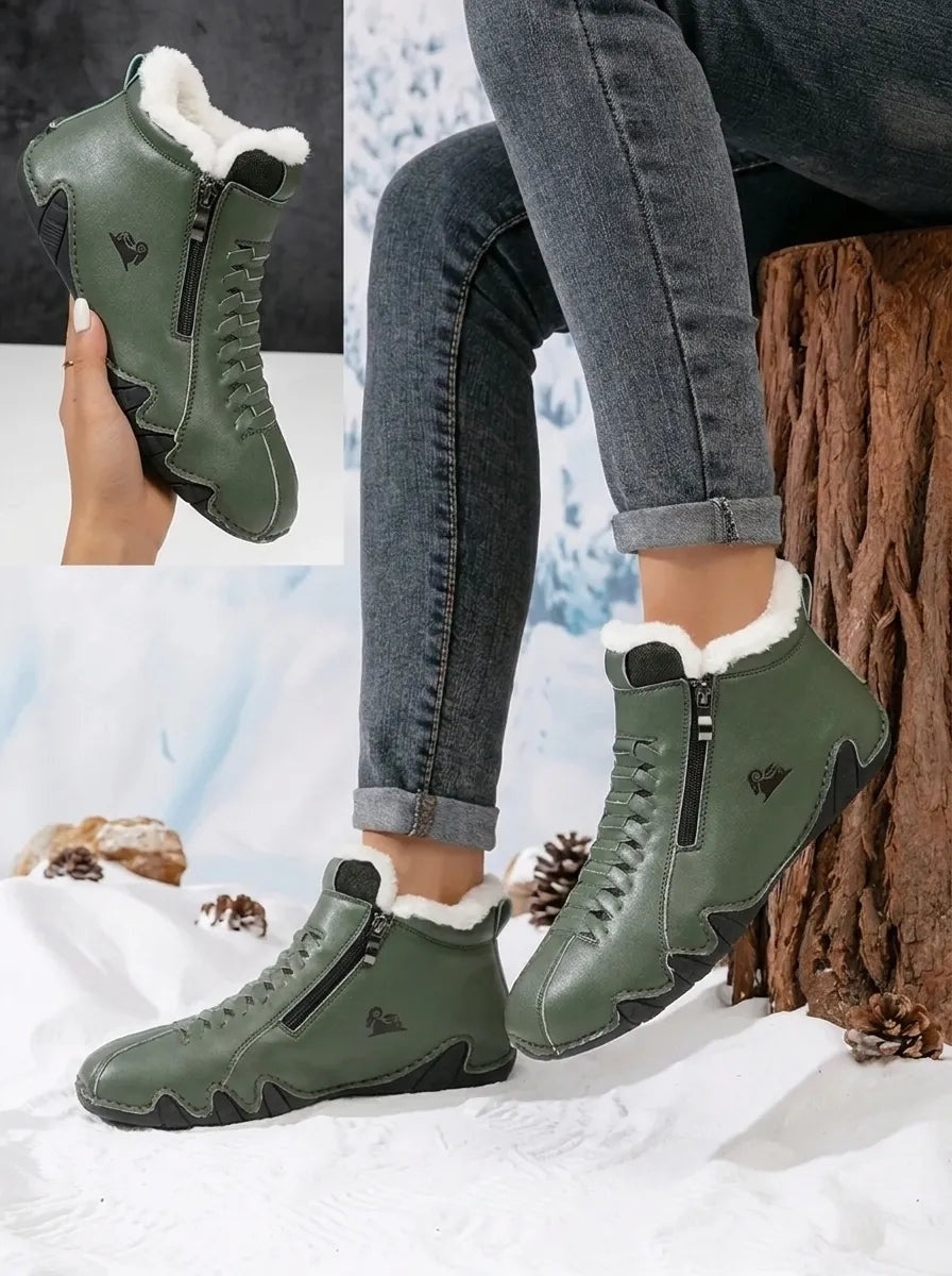 Tabitha | Women's Winter Ankle Boots with Faux Fur Lining