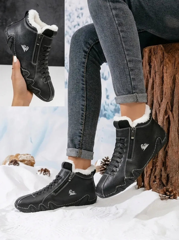 Tabitha | Women's Winter Ankle Boots with Faux Fur Lining