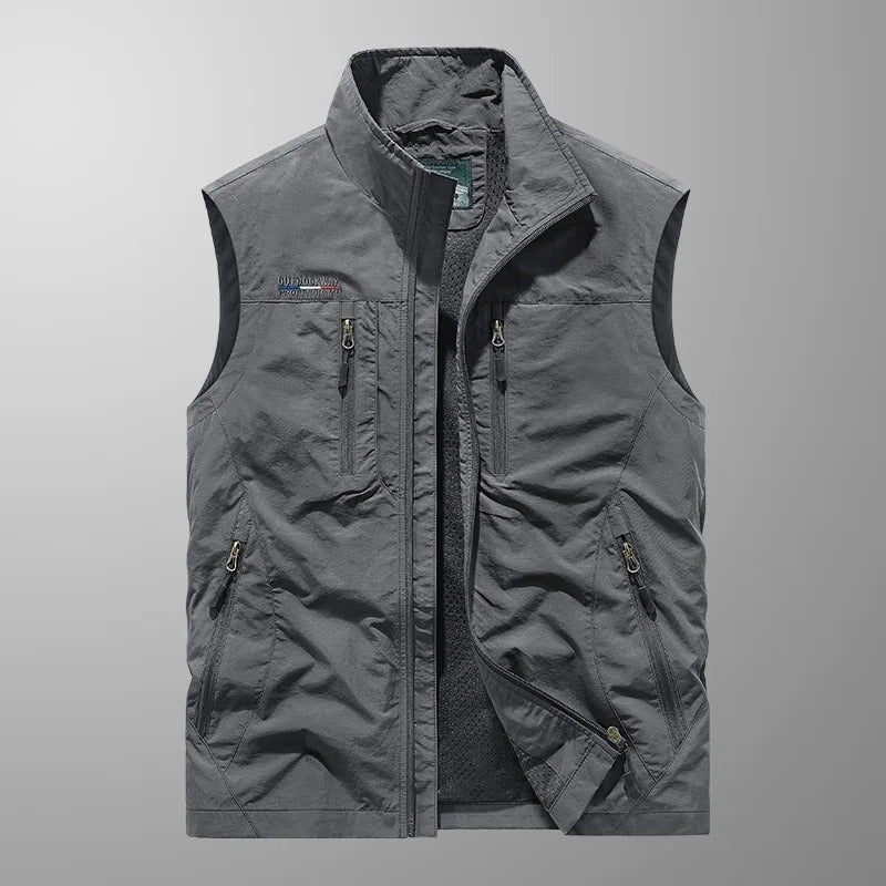 Thijs | Bodywarmer Heren Gilet Meerdere Ritszakken Outdoor