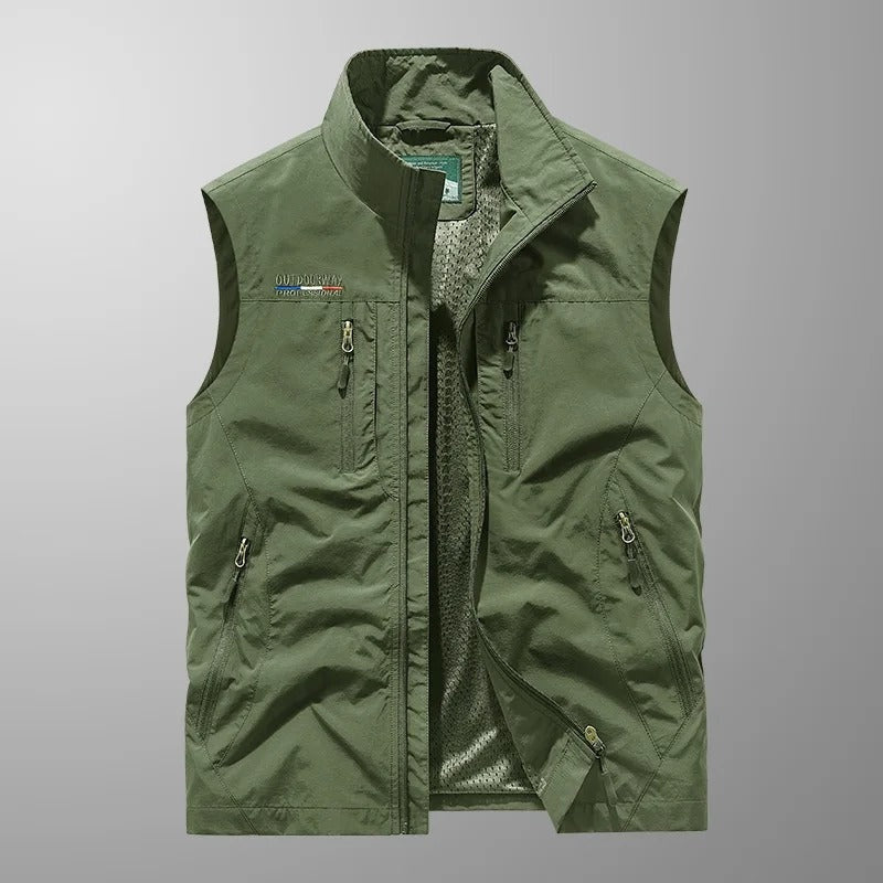 Thijs | Bodywarmer Heren Gilet Meerdere Ritszakken Outdoor