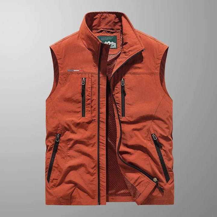 Thijs | Bodywarmer Heren Gilet Meerdere Ritszakken Outdoor