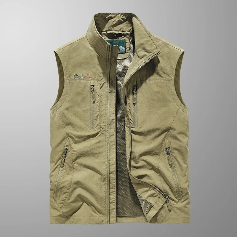 Thijs | Bodywarmer Heren Gilet Meerdere Ritszakken Outdoor