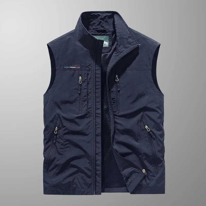Thijs | Bodywarmer Heren Gilet Meerdere Ritszakken Outdoor