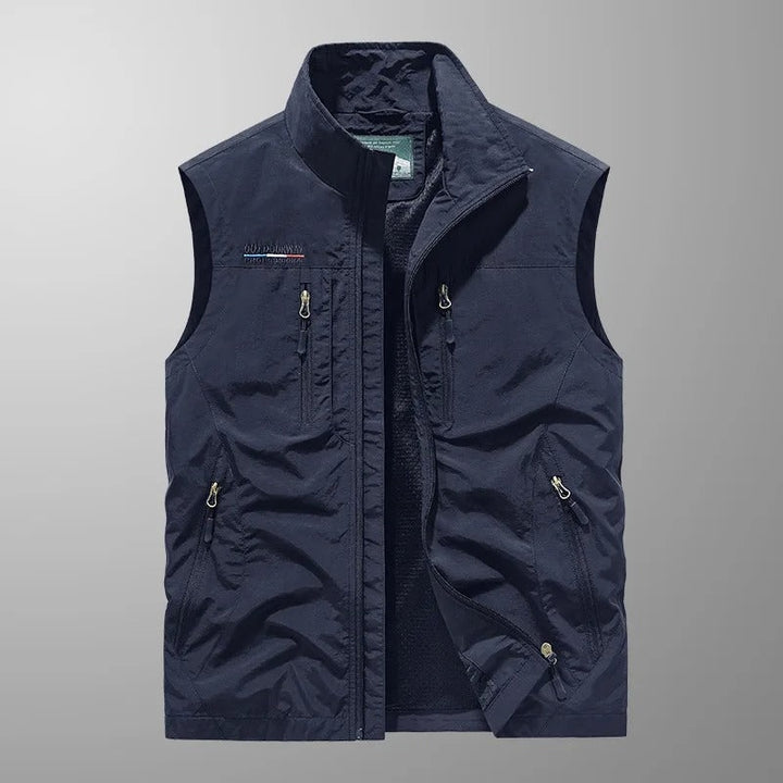 Thijs | Bodywarmer Heren Gilet Meerdere Ritszakken Outdoor