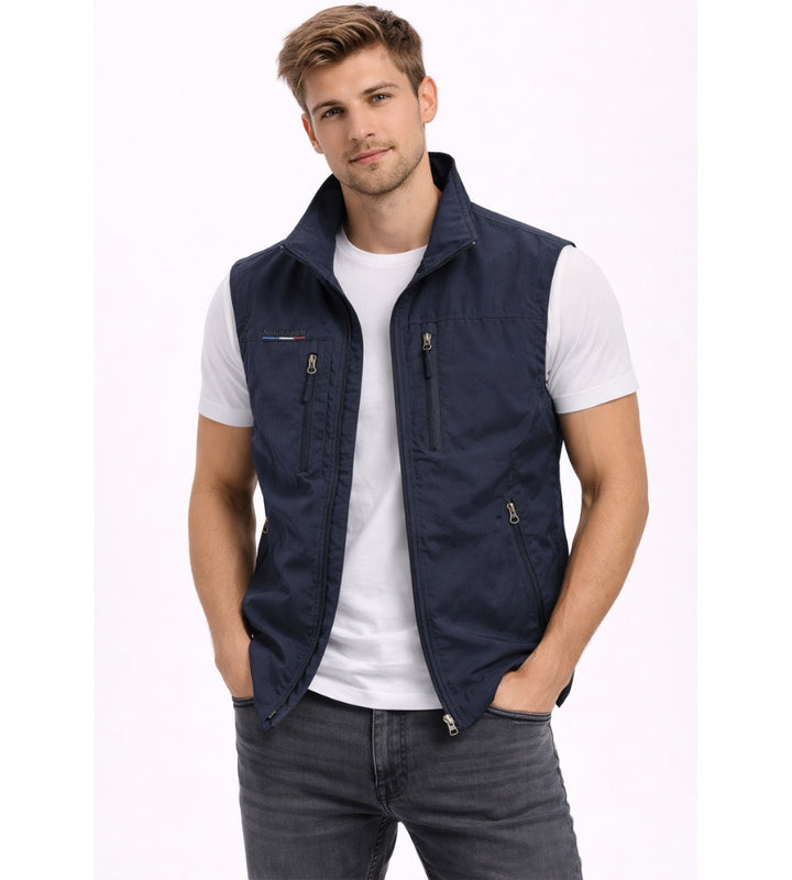 Thijs | Bodywarmer Heren Gilet Meerdere Ritszakken Outdoor