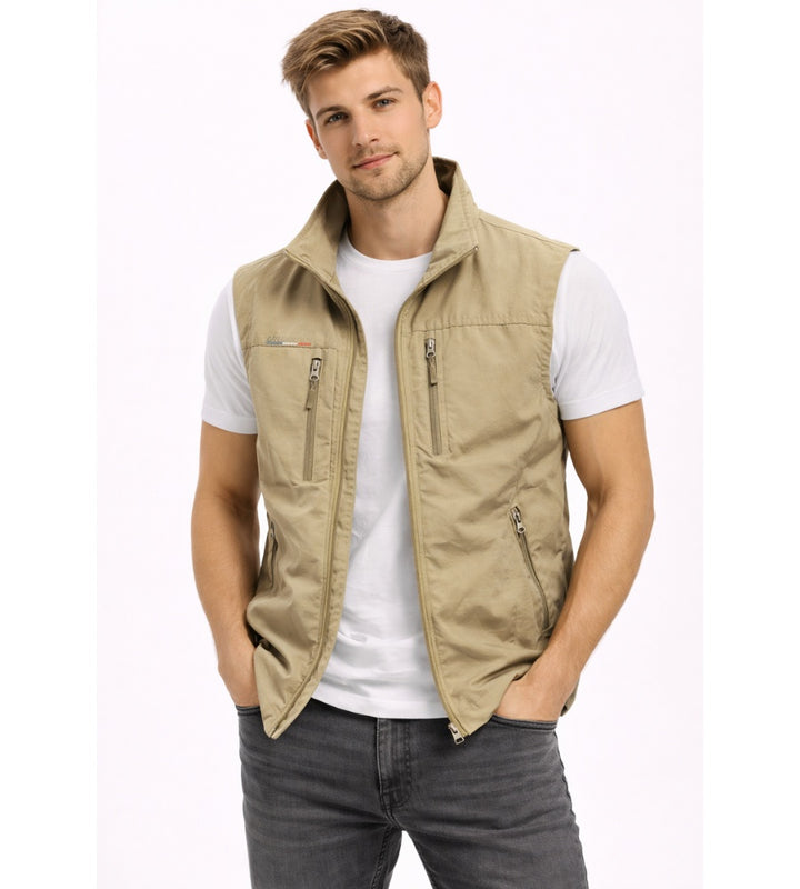 Thijs | Bodywarmer Heren Gilet Meerdere Ritszakken Outdoor