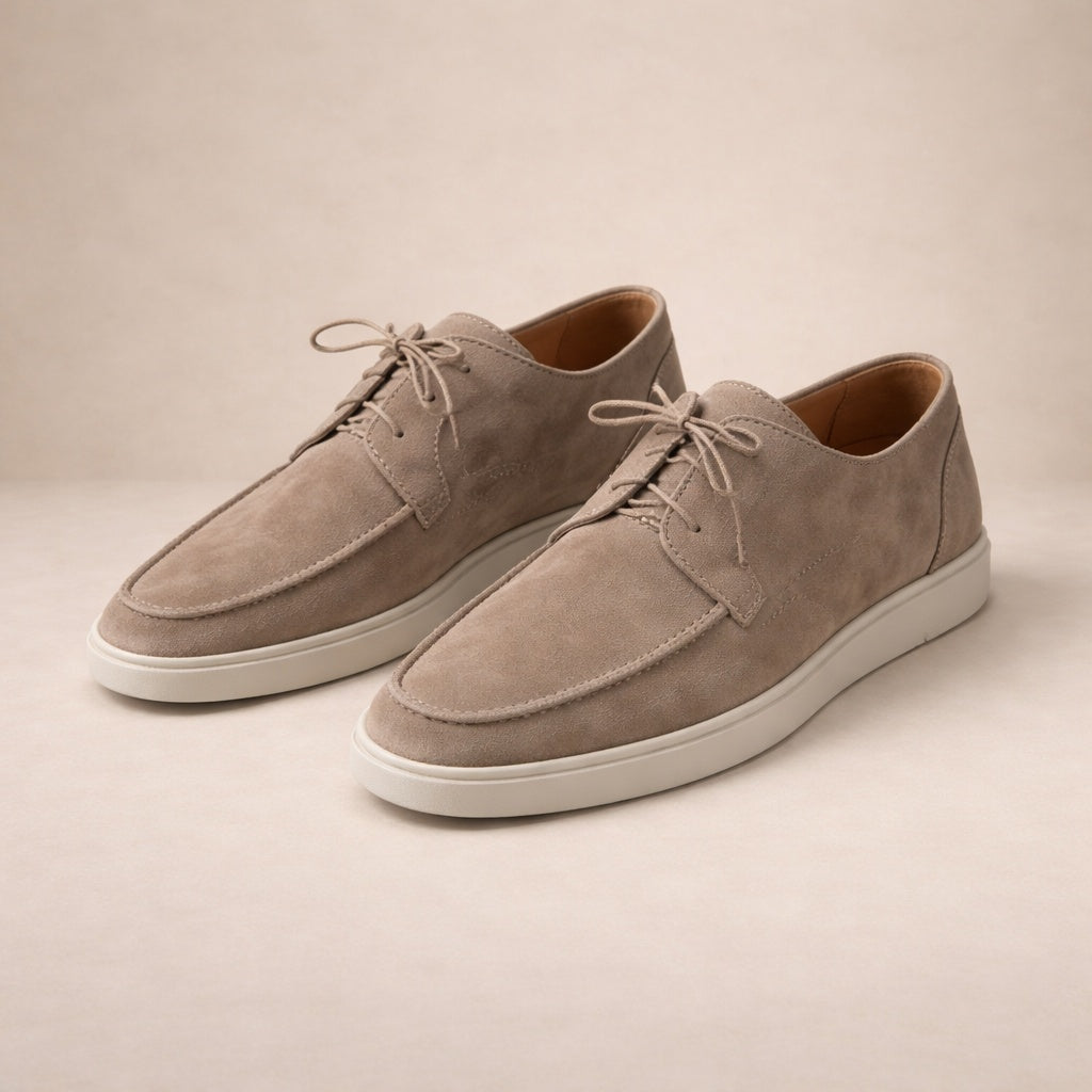 Thijs | Derby Schoenen van Suède Heren Vetersluiting