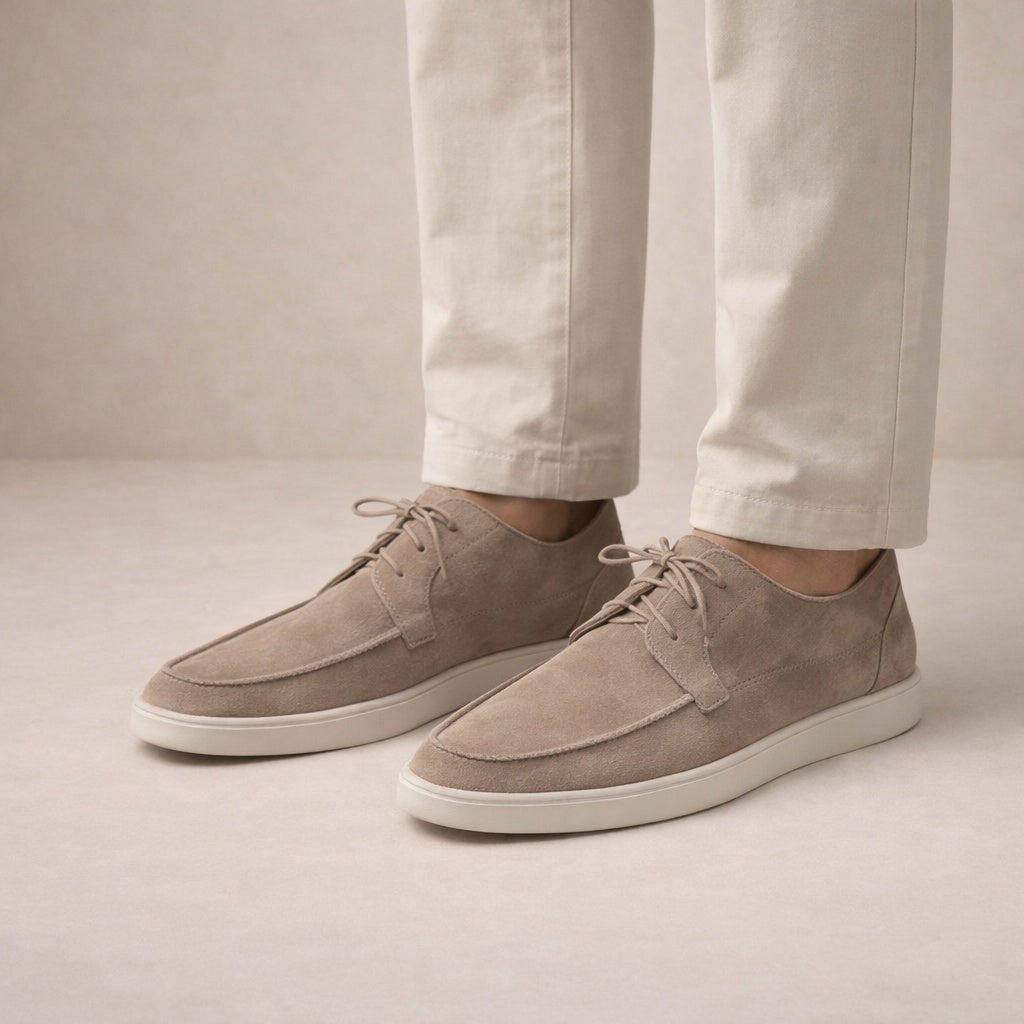 Thijs | Derby Schoenen van Suède Heren Vetersluiting