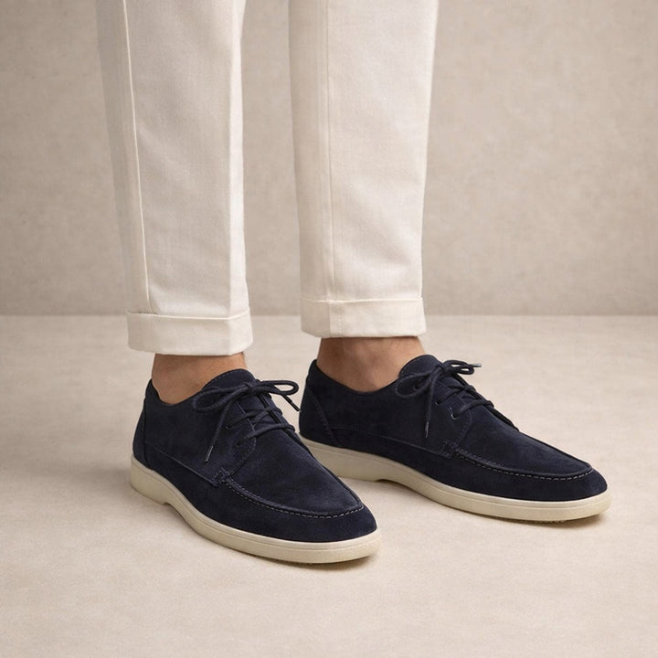 Thijs | Derby Schoenen van Suède Heren Vetersluiting