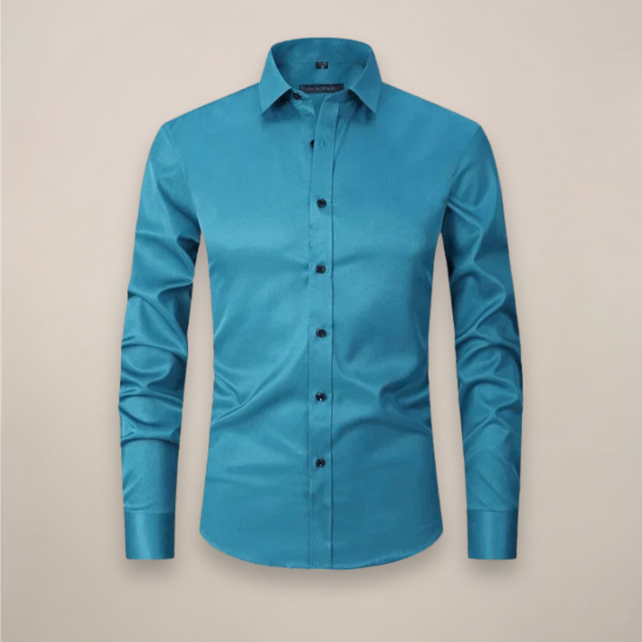 Tim | Overhemd Heren Lange Mouwen Slim Fit Kreukvrij