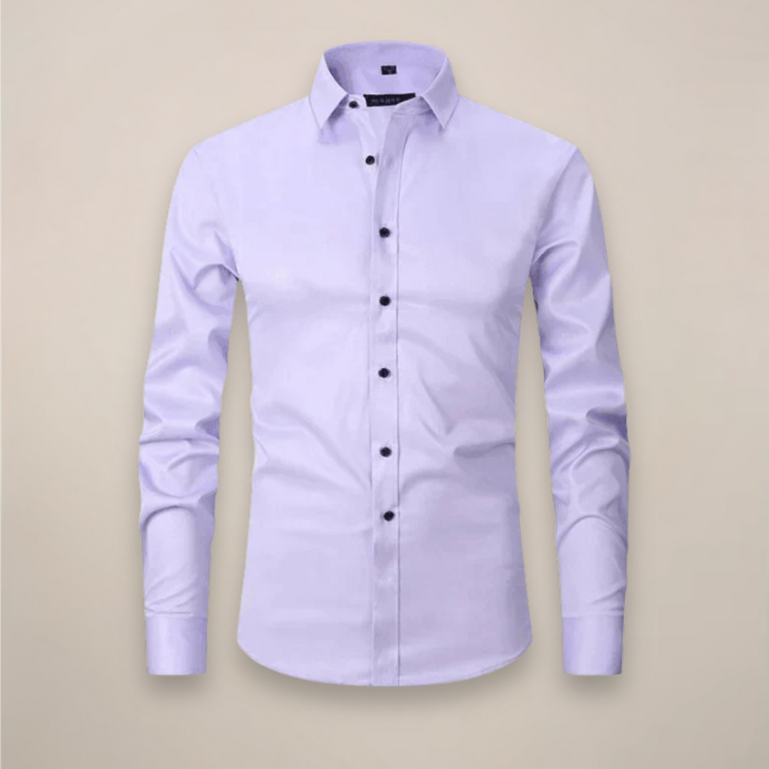 Tim | Overhemd Heren Lange Mouwen Slim Fit Kreukvrij