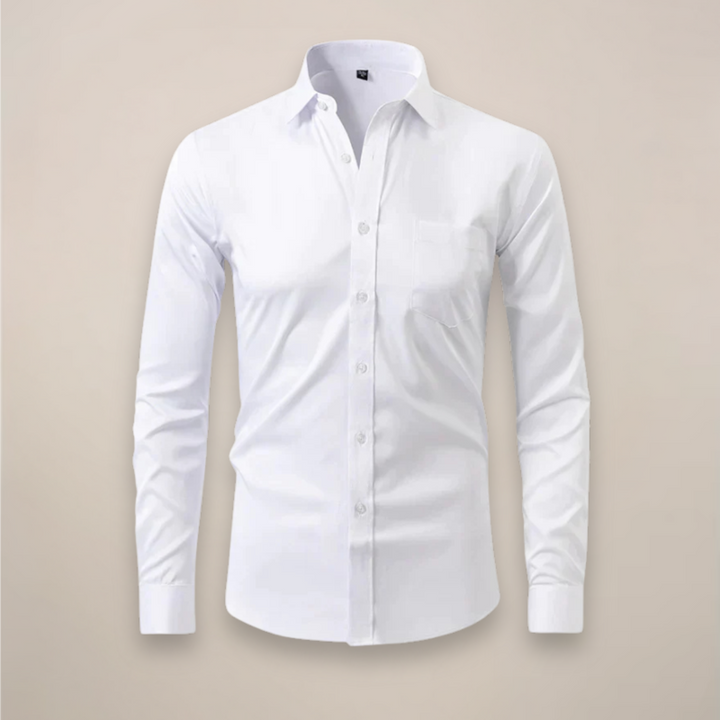 Tim | Overhemd Heren Lange Mouwen Slim Fit Kreukvrij