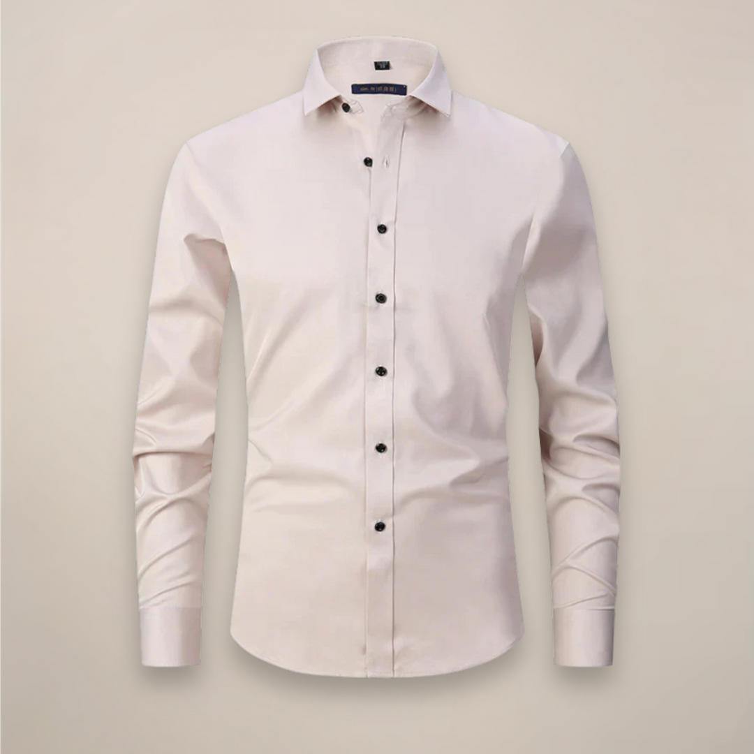 Tim | Overhemd Heren Lange Mouwen Slim Fit Kreukvrij