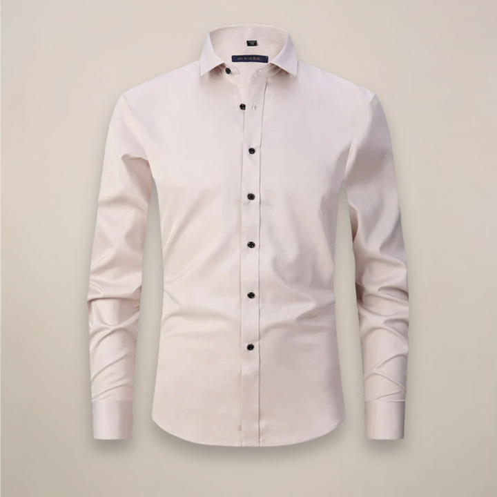 Tim | Overhemd Heren Lange Mouwen Slim Fit Kreukvrij